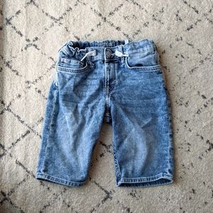H&M boys soft adjustable denim shorts